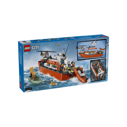 Lego City Coast Guard Rescue Boat & Helicopter - 742 Pcs