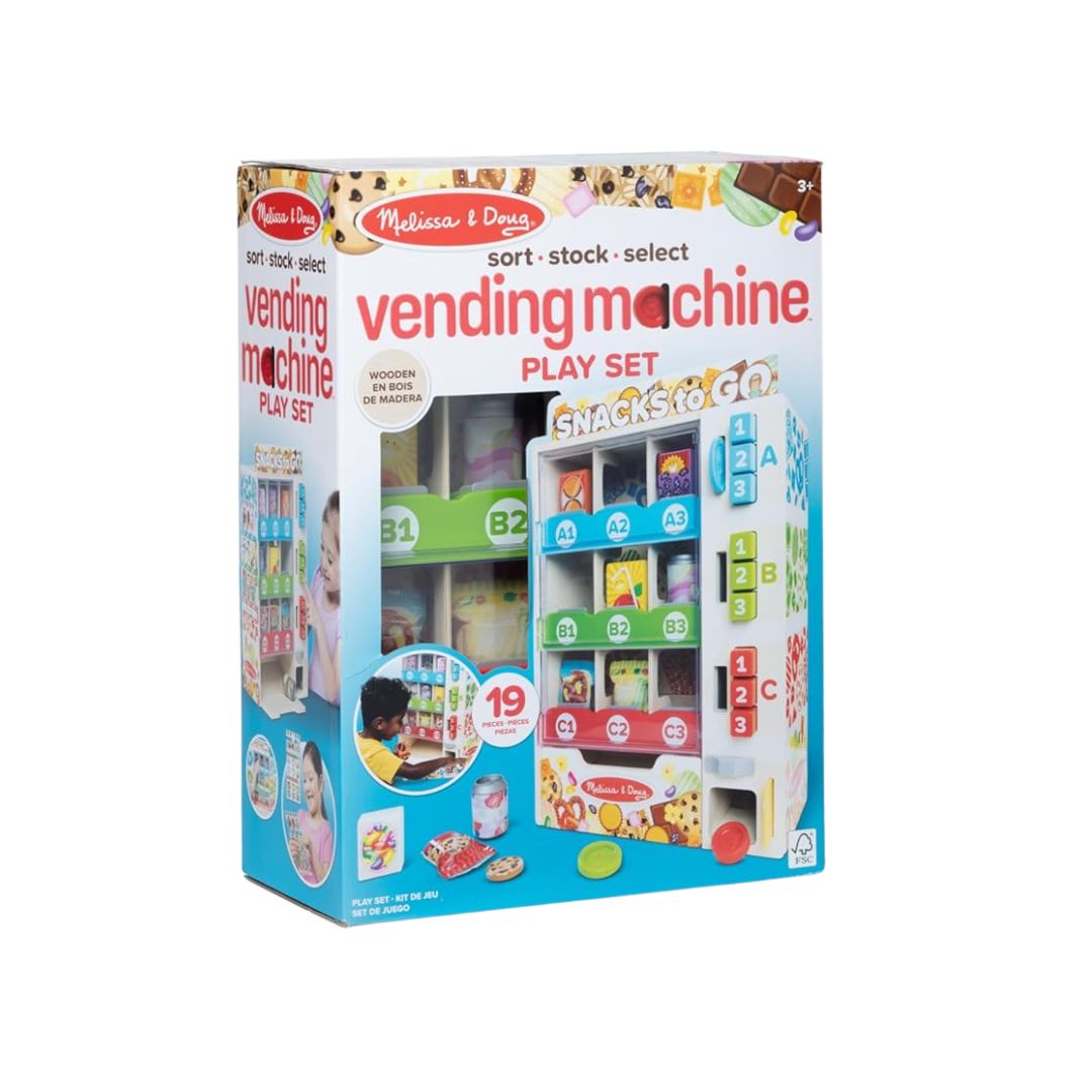 Melissa & Doug Sort-Stock-Select Wooden Vending Machine