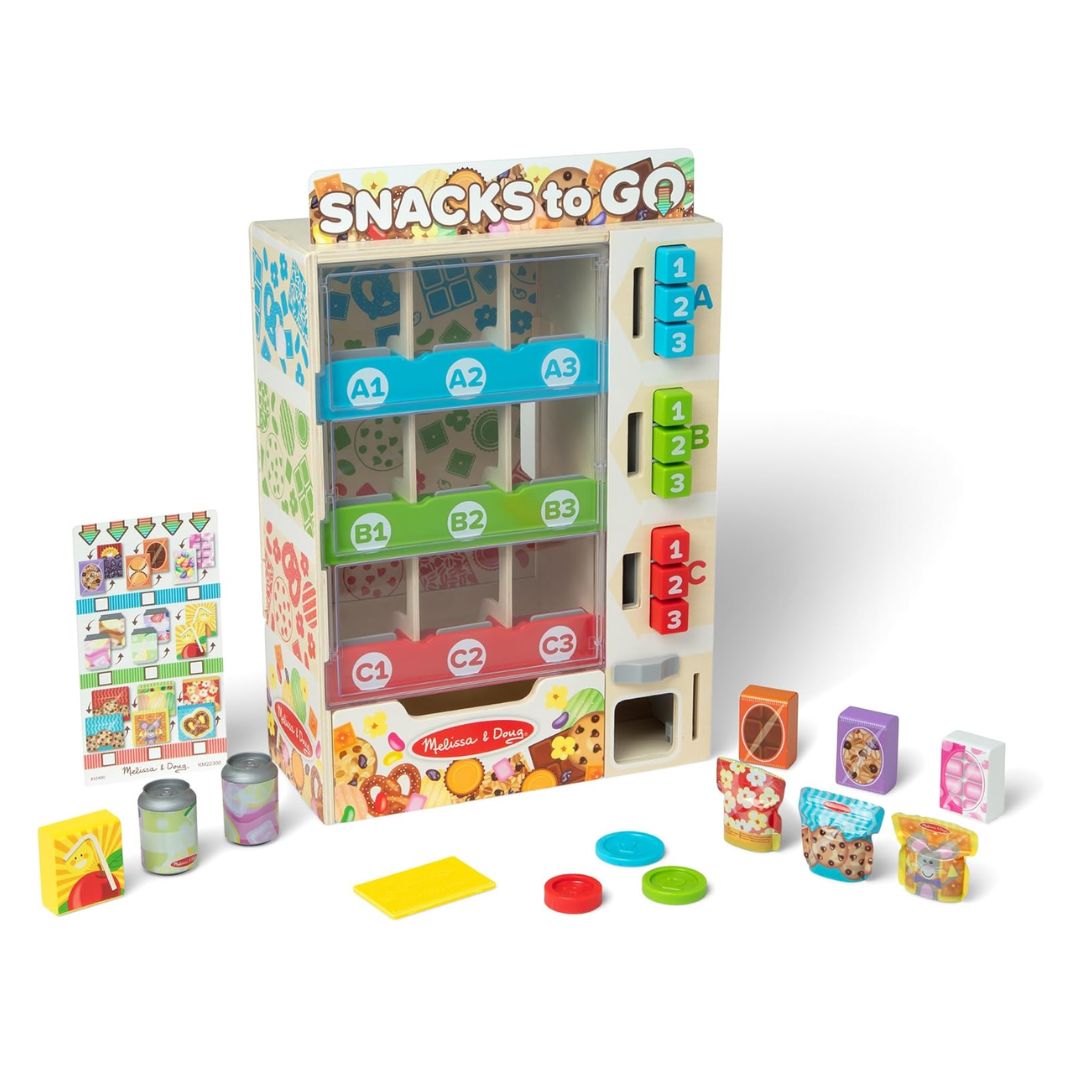 Melissa & Doug Sort-Stock-Select Wooden Vending Machine