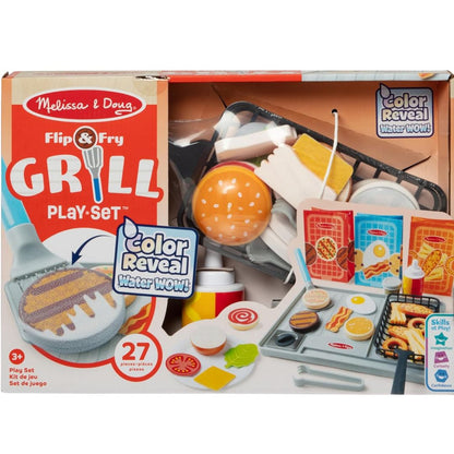 Melissa & Doug Flip & Fry Grill Play Set with Water