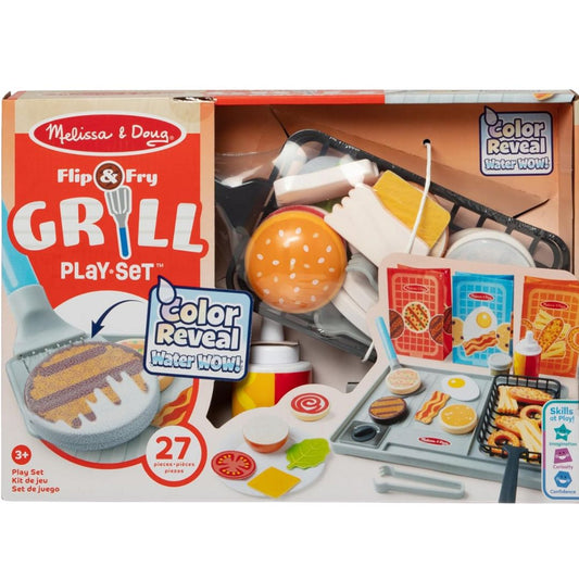 Melissa & Doug Flip & Fry Grill Play Set with Water