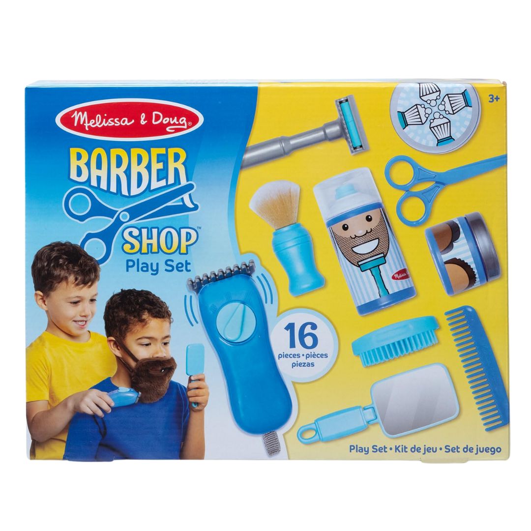 Melissa & Doug Barber Shop Pretend Play Set