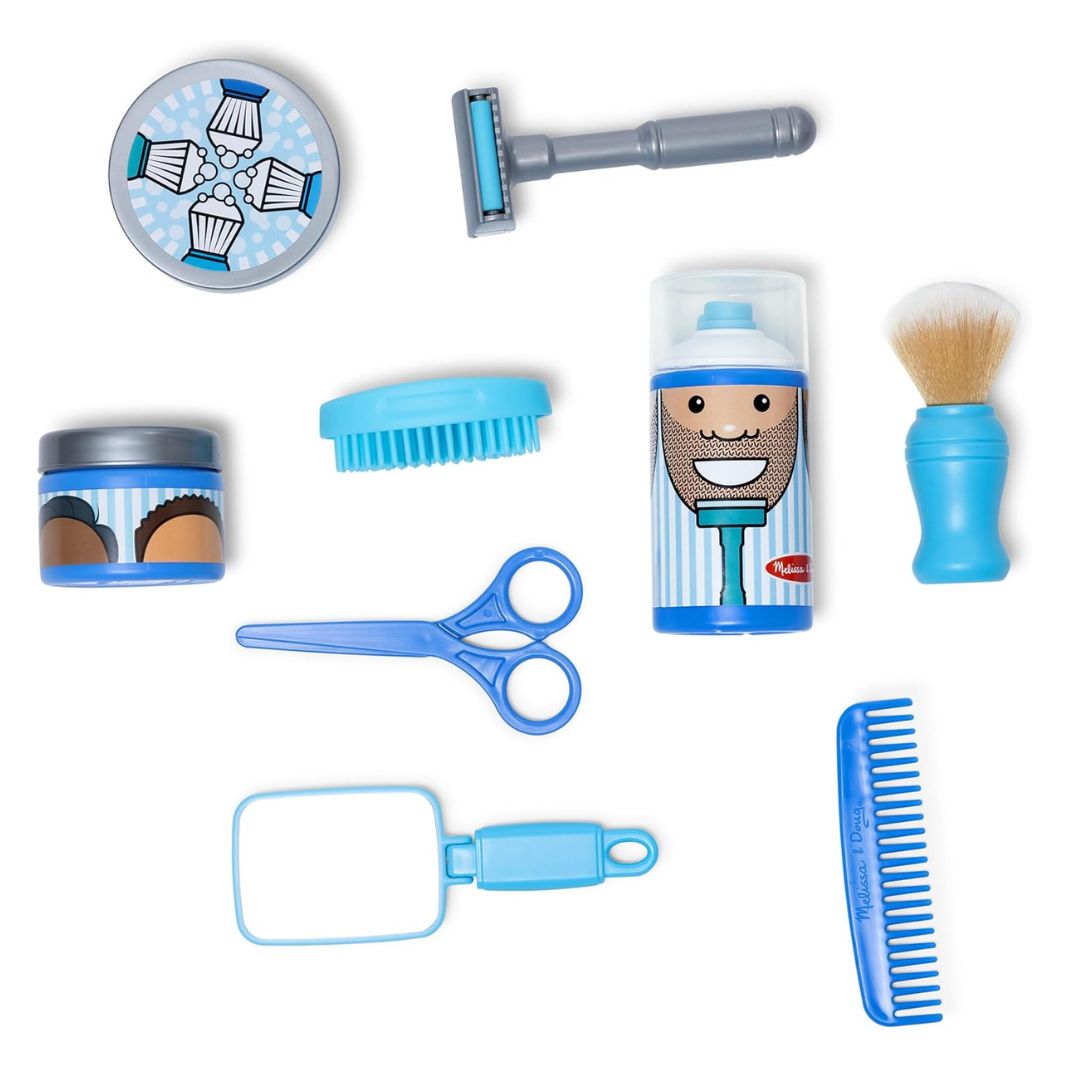 Melissa & Doug Barber Shop Pretend Play Set