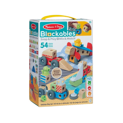 Melissa & Doug Blockables Vehicles Play Set