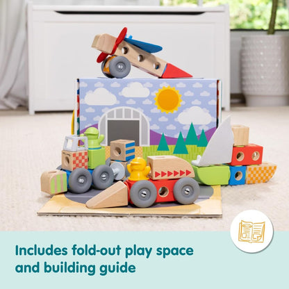 Melissa & Doug Blockables Vehicles Play Set