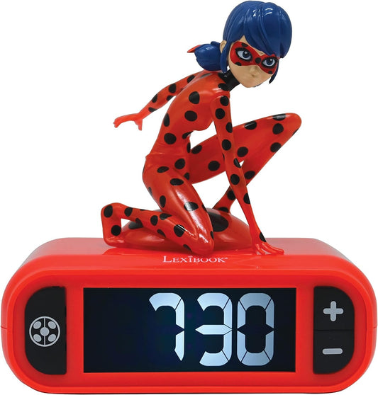 3D Digital Alarm Clock Ladybug