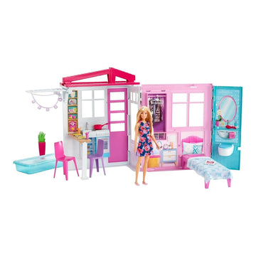 Barbie Holiday Home & Doll