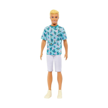 Barbie Fashionistas Ken Doll - Blue T-Shirt & White Shorts