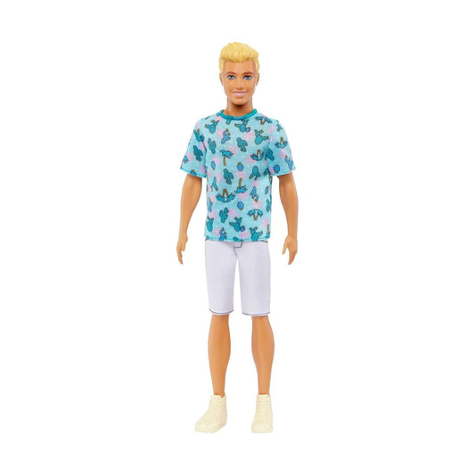 Barbie Fashionistas Ken Doll Blue T-Shirt