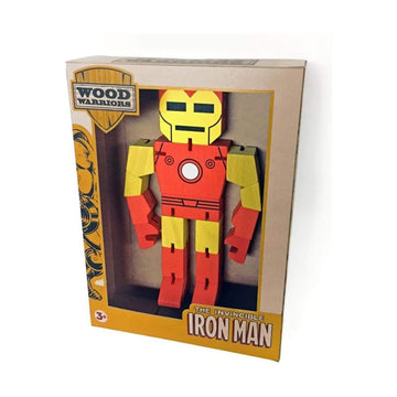 Marvel Wood Warriors Iron Man Figure