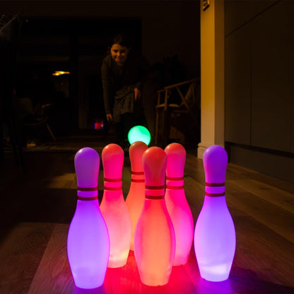 Glow Games Glow in the Dark LED Bowling Set