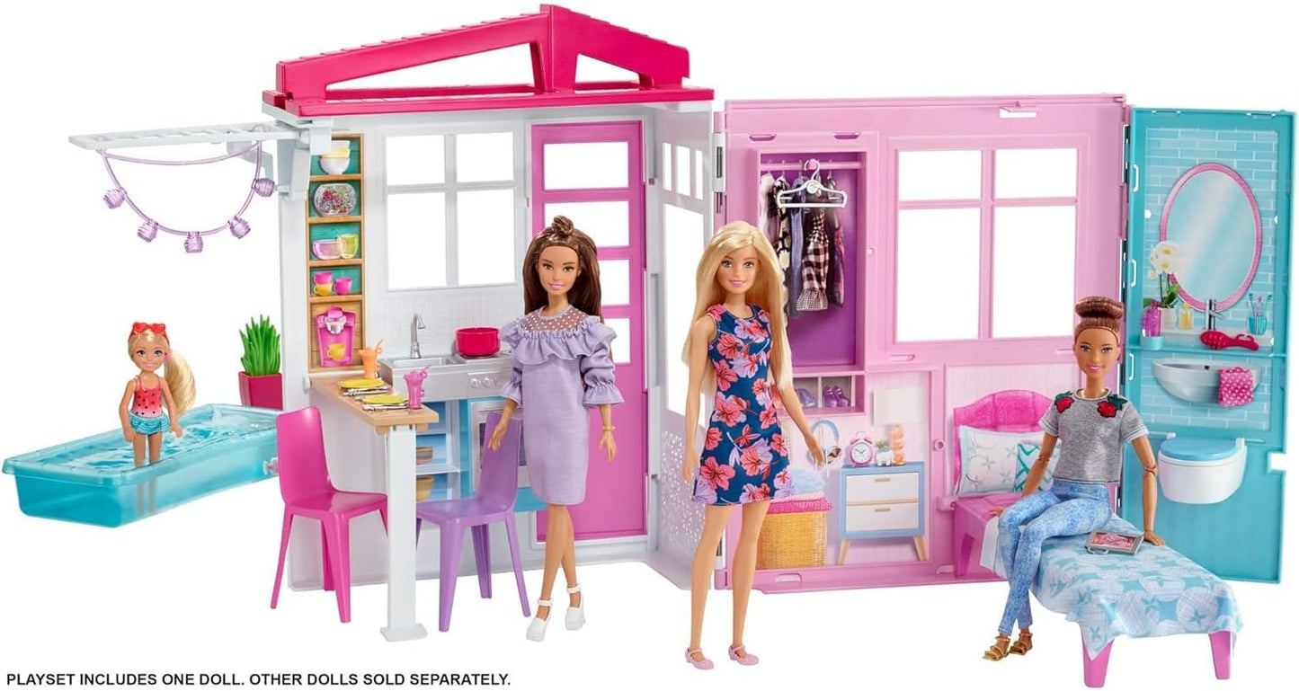 Barbie Holiday Home with Doll