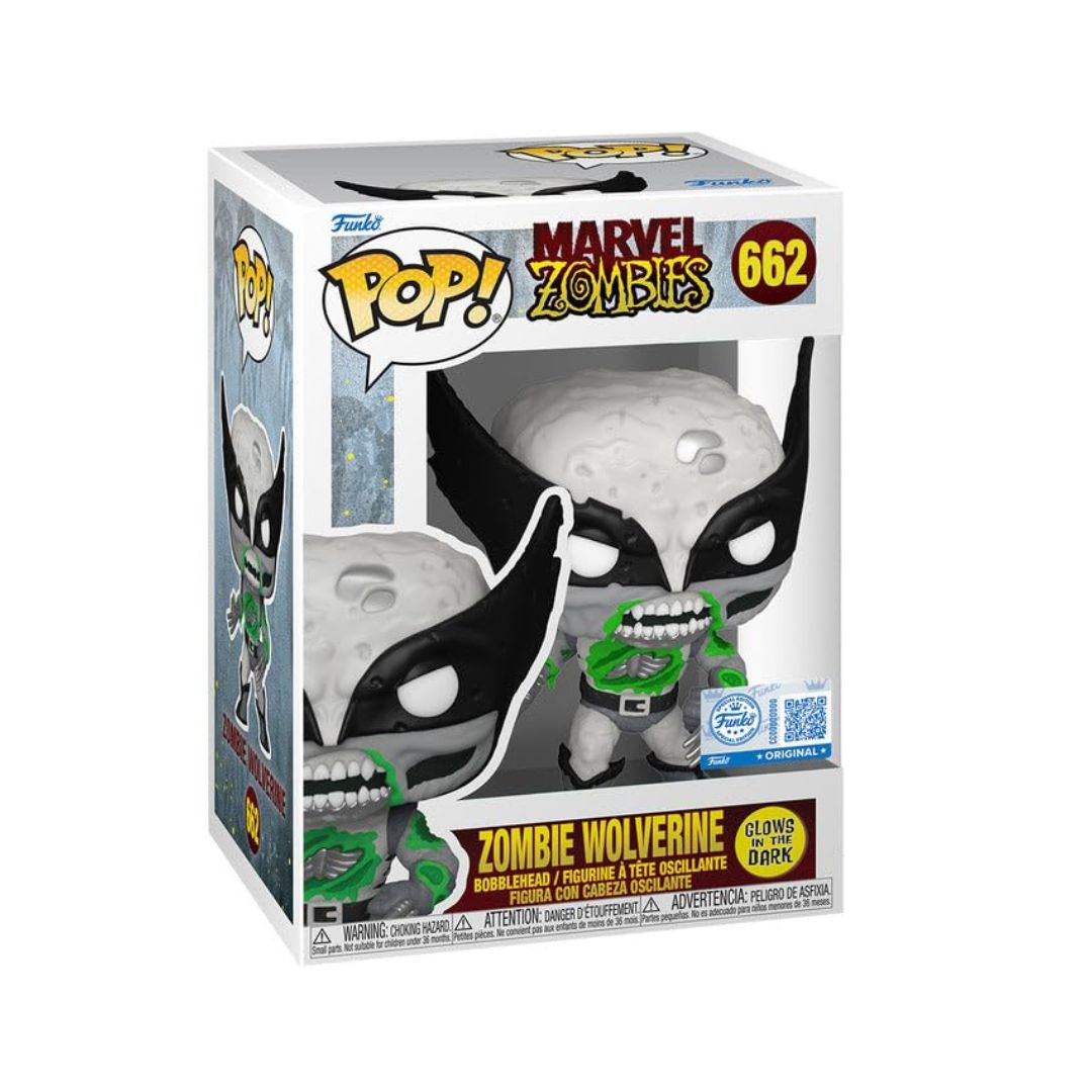 Funko Pop Zombies Wolverine BW