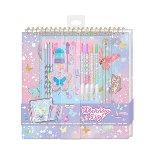 Hot Focus Mega Sketching Fun – Tie-Dye Butterfly