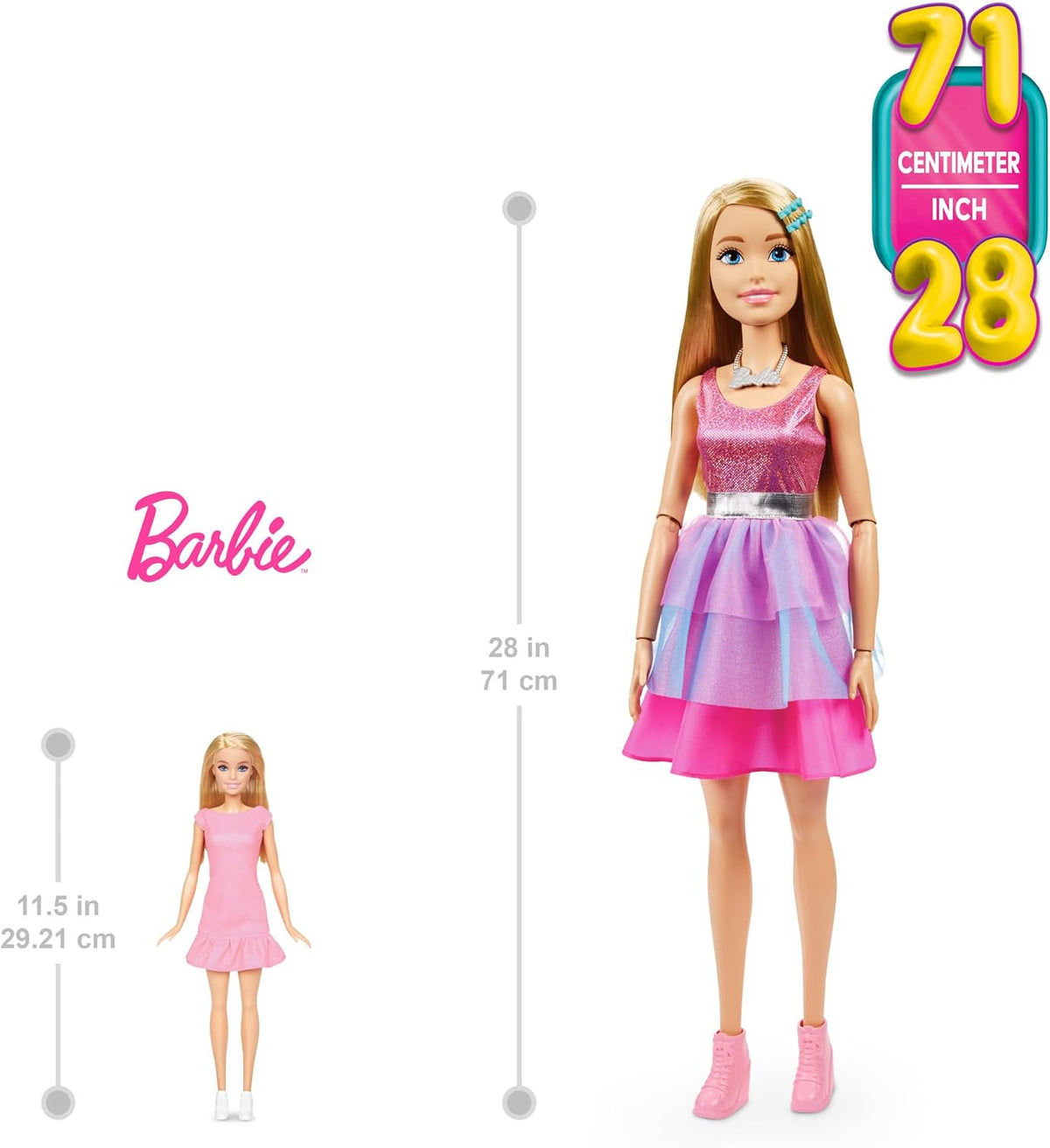 Mattel Barbie Large 28-Inch Doll
