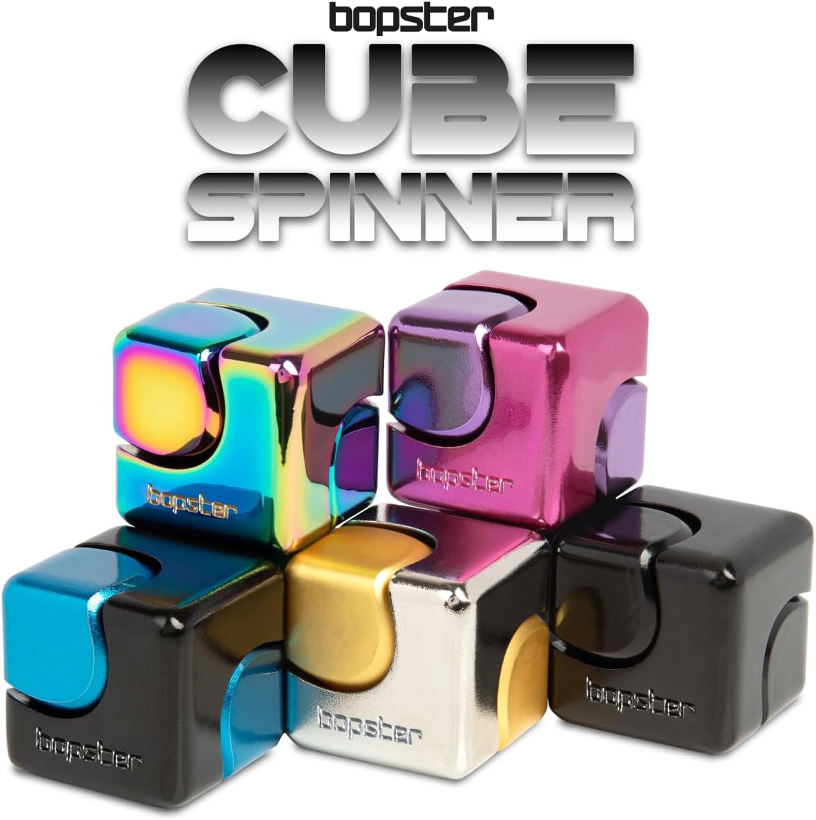 Bopster Fidget Cube Spinner