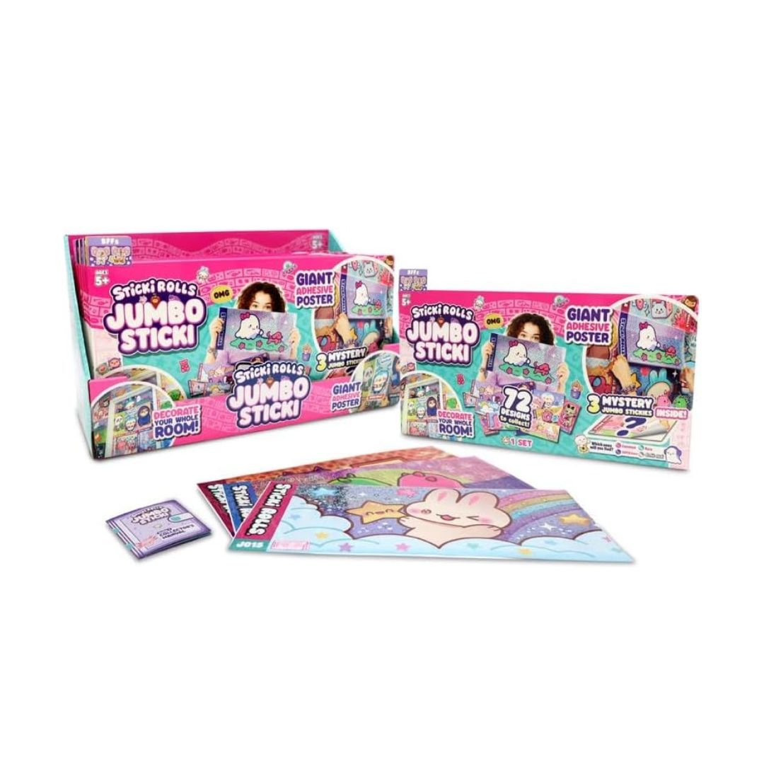 Sticki Rolls Giant Re-Stickable Foil Stickers