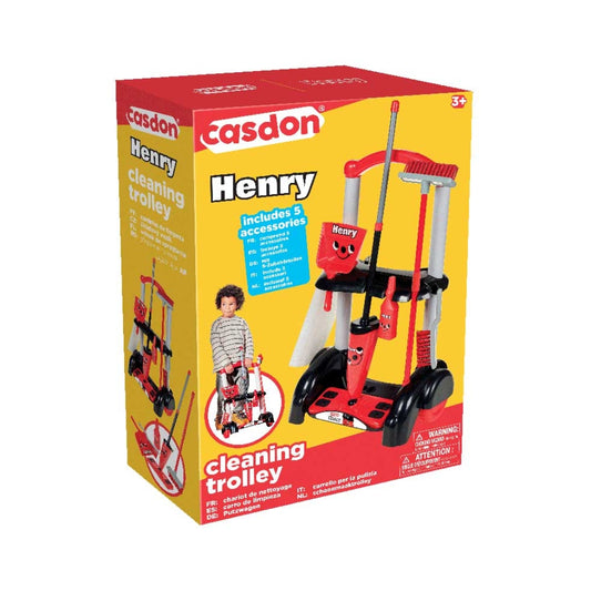 Casdon Henry Cleaning Trolley (Red)