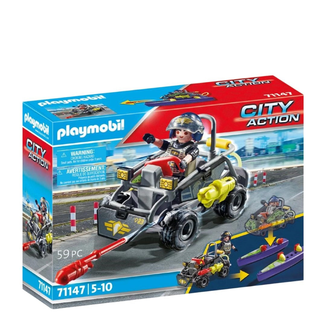 Playmobil Tactical Unit Multi-Terrain Quad