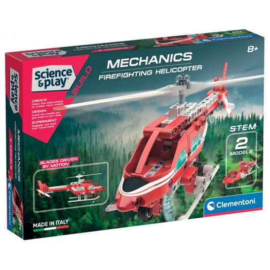 Clementoni Mechanics Firefighting Helicopter