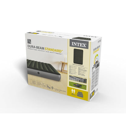 Intex Dura Beam Standard Air Mattress 99.06 cm x 190.50 cm x 25.40 cm
