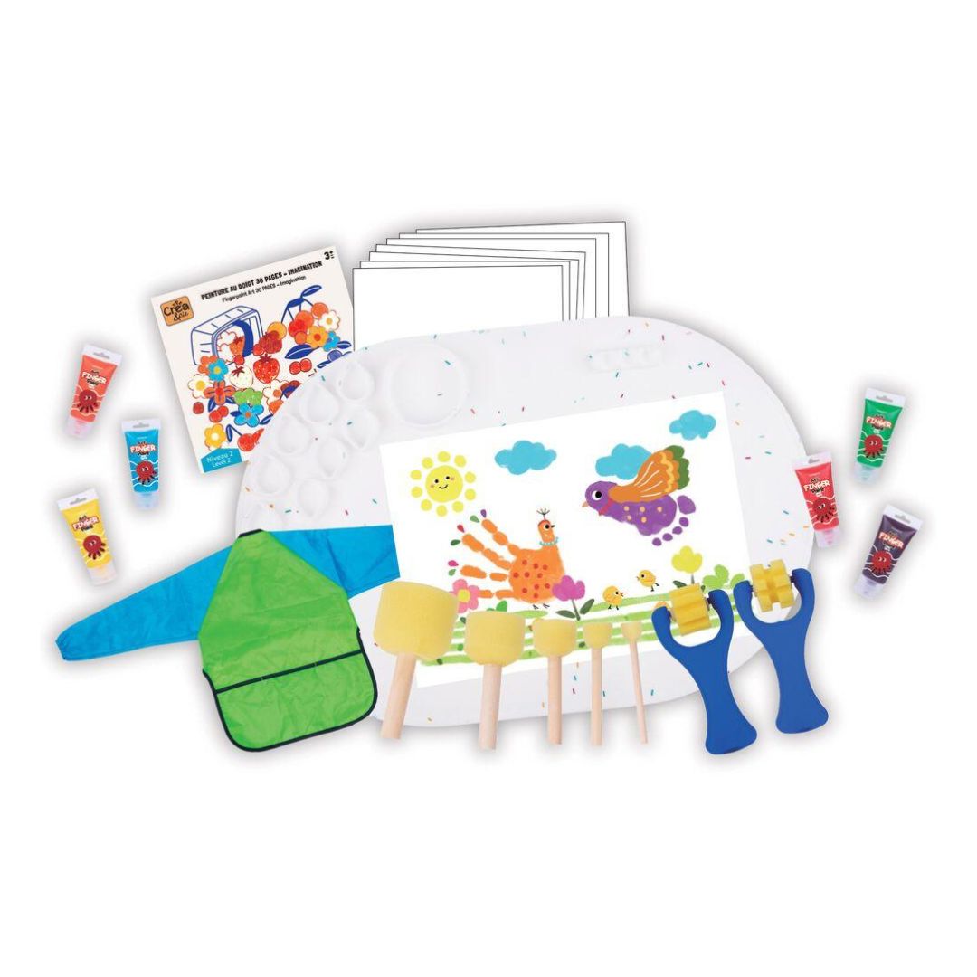 Crea & Cie Finger Painting Workshop Kit