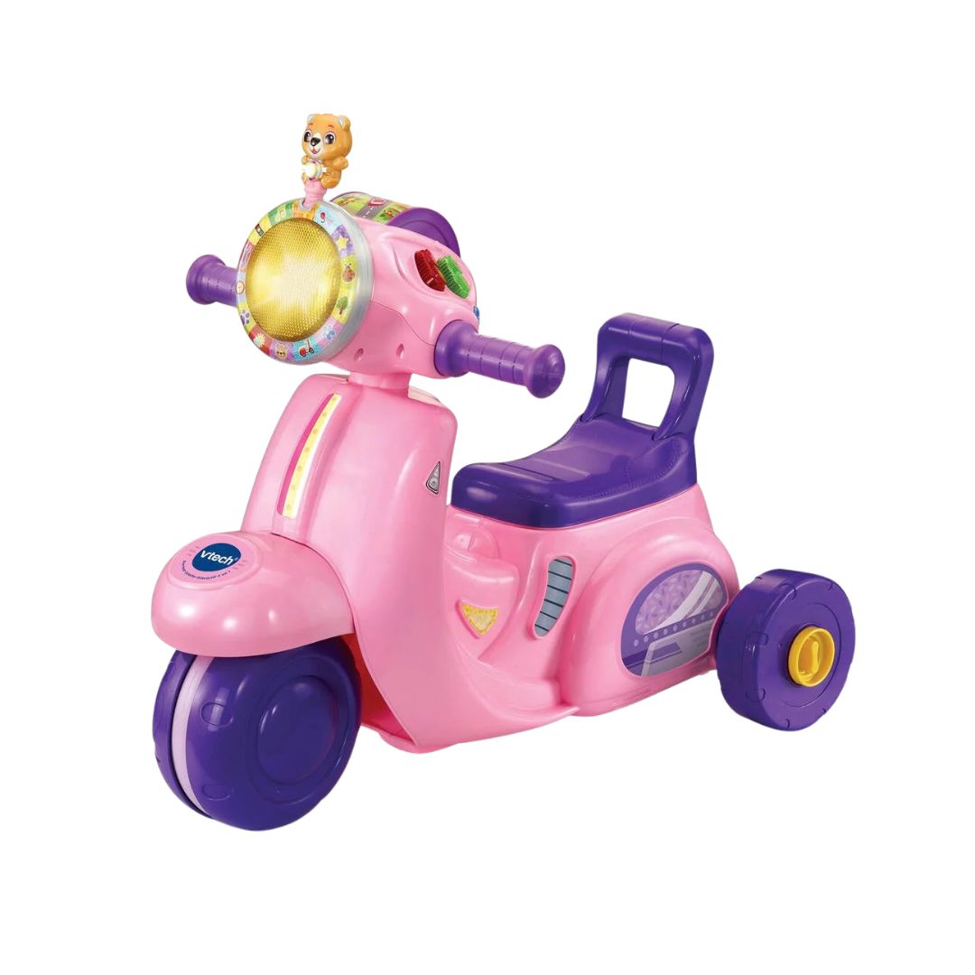 Vtech 3 En 1 Interactif Scooter Pink Ride-On