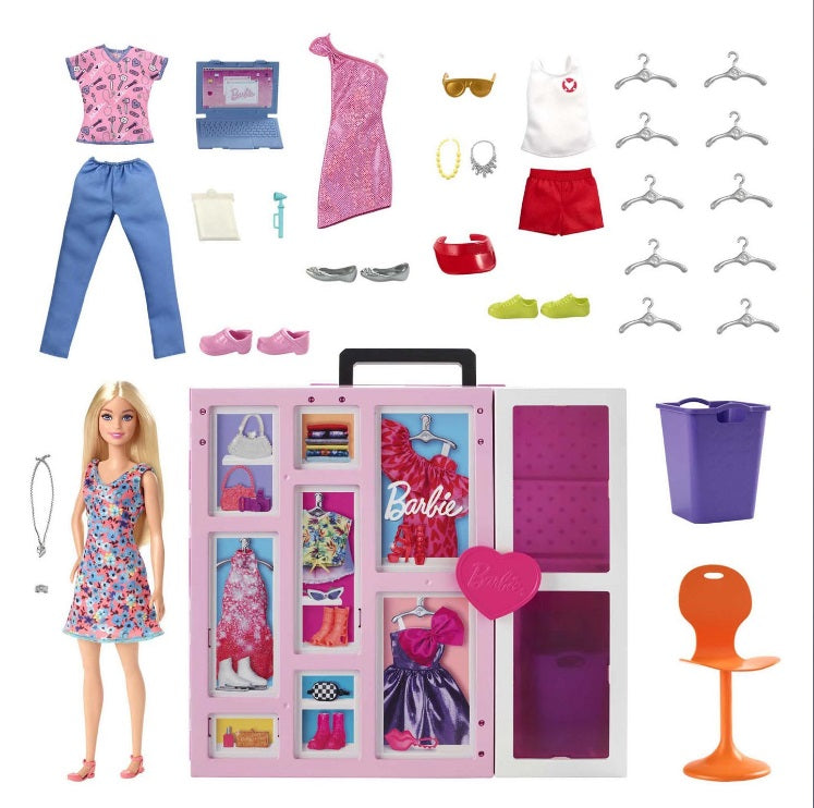 Barbie Dream Closet Doll And Playset