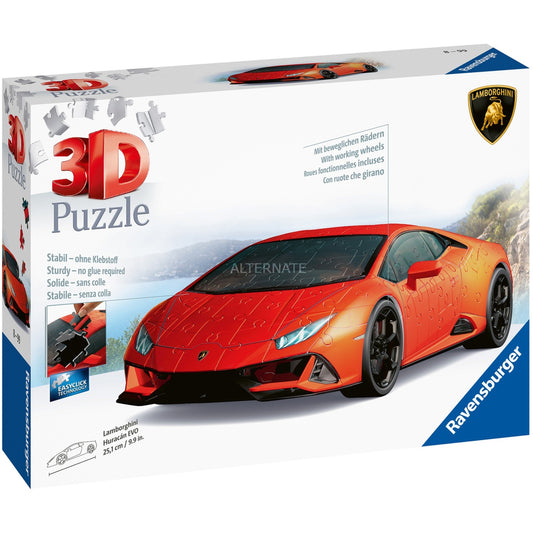 Lamborghini Hurricane Evo 3D Puzzle 108 Pieces