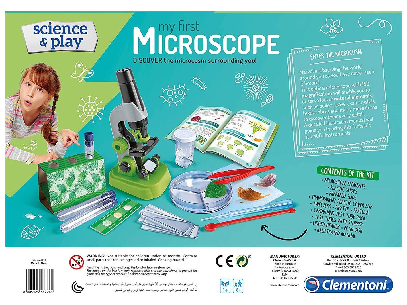 Clementoni Science and Play My First Microscope