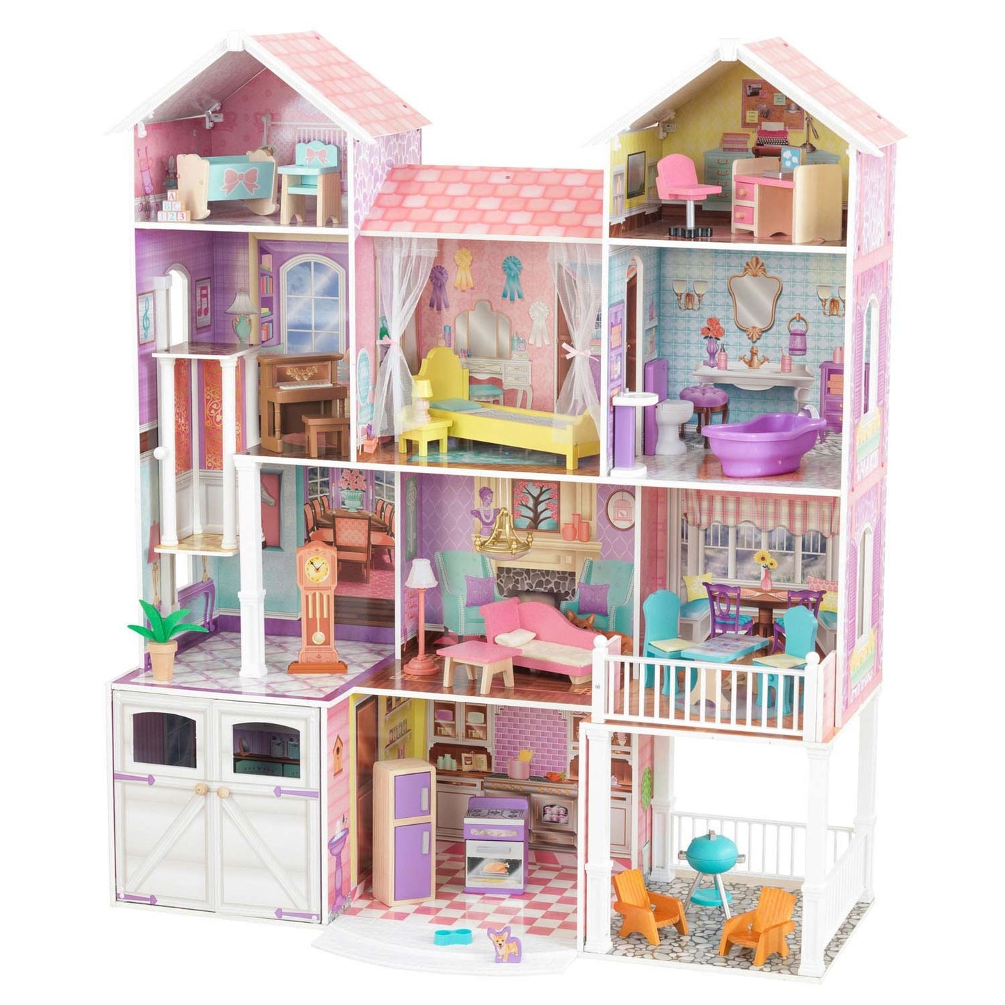 KidKraft Wooden Dollhouse Country Estate