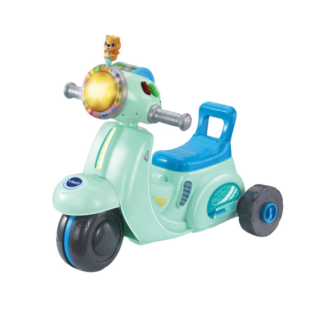 VTech 2 In 1 Ride & Balance Scooter Blue Ride On