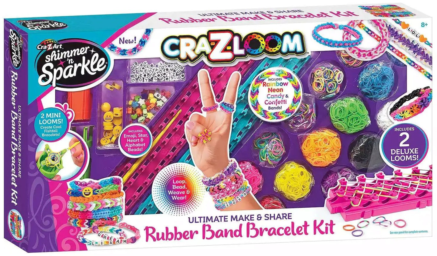 Shimmer N Sparkle Rubber Band Bracelet Kit
