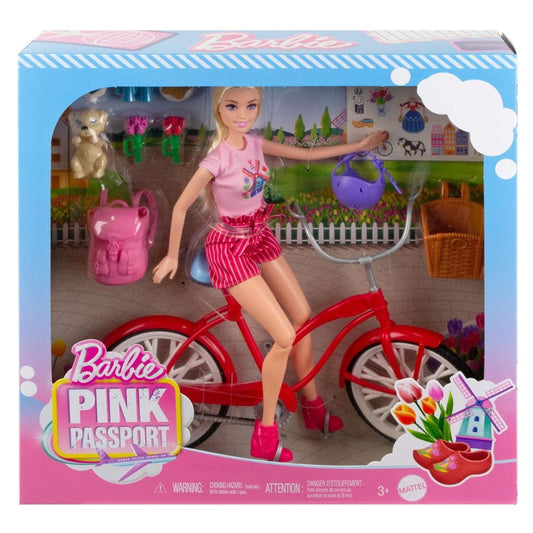 Mattel Barbie Pink Passport Holland Doll