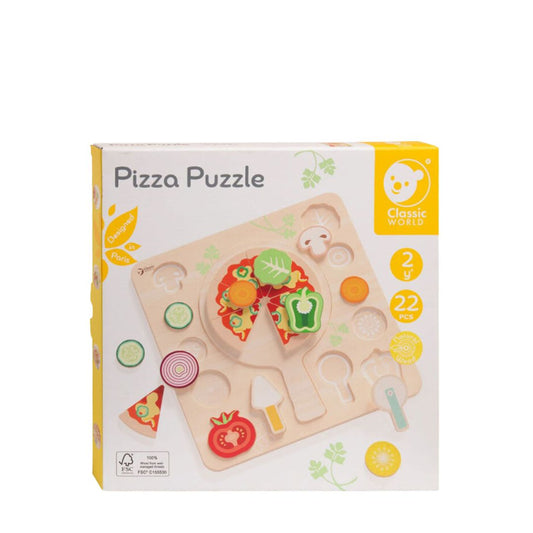 Classic World Pizza Puzzle Board