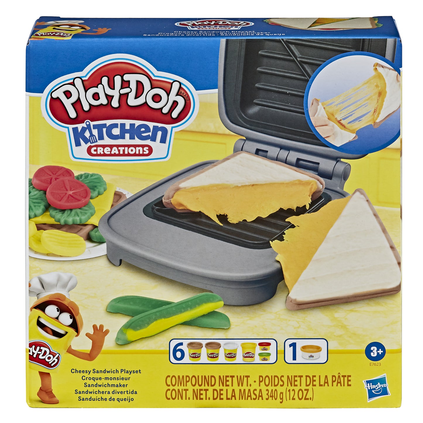 Play-Doh Kitchen, Cheesy Sandwich Playset