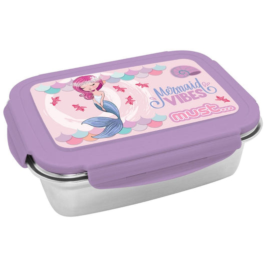 Must Mermaid Vibes Stainless Steel lunch Box