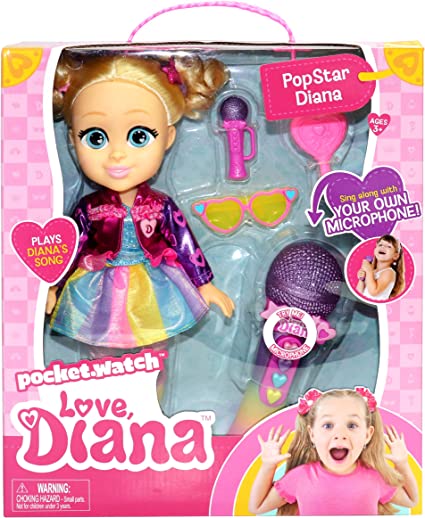 Love Diana Doll Popstar 6In