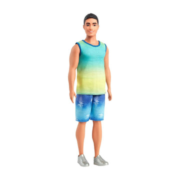 Barbie Fashionistas Ken Doll - Ombré Top & Denim Shorts