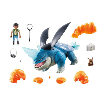 Playmobil Angelo & His Dragon Plowhorn
