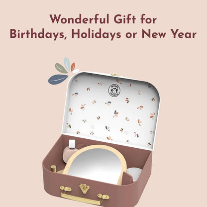 Speedy Monkey Wooden Beauty Suitcase