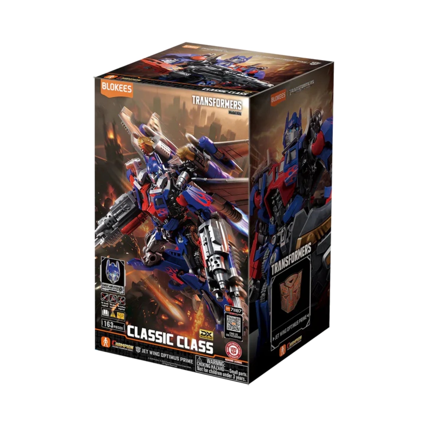 Blokees Transformers Classic Class Jet Wing Optimus Prime