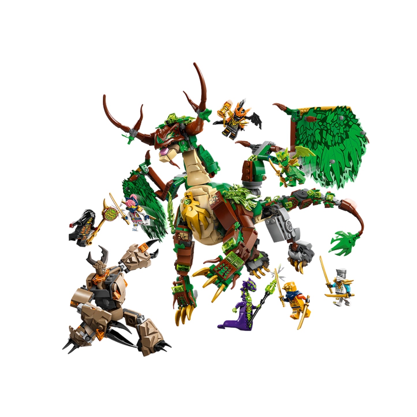 Lego Nnjago The Dragon Of Life - 1050 Pcs