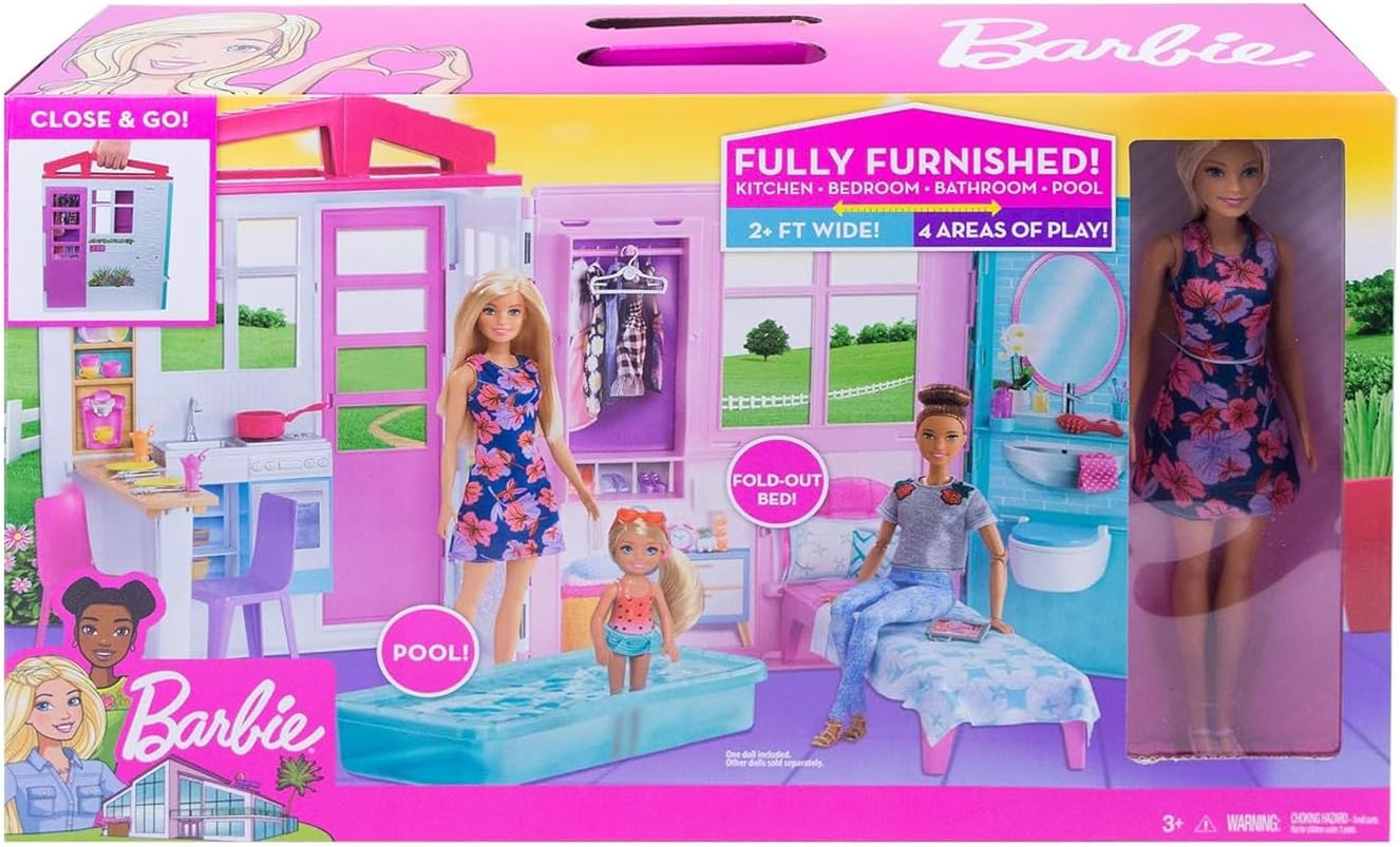 Barbie Holiday Home with Doll