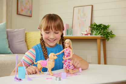 Barbie Walk & Potty Pup Toy Set