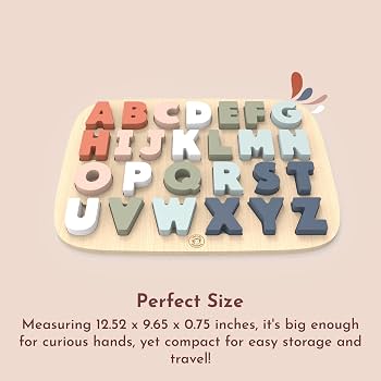 Speedy Monkey Wooden Alphabet