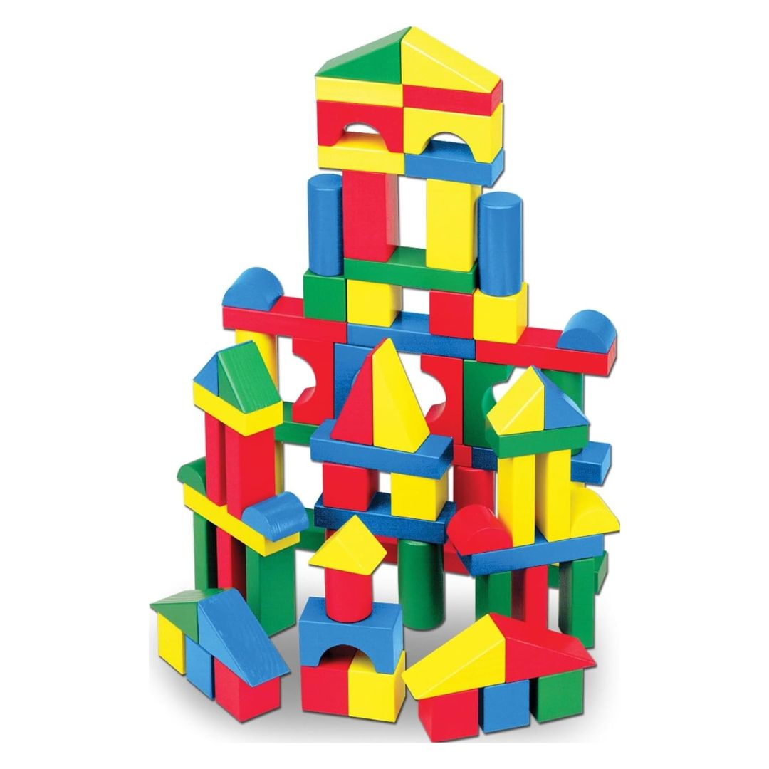 Melissa & Doug Wooden Blocks Set