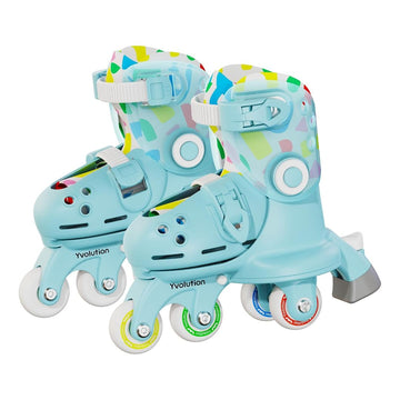 Yvolution Twista Skates in Pastel Blue (24–28)