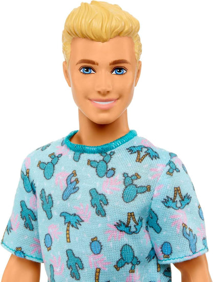 Barbie Fashionistas Ken Doll Blue T-Shirt