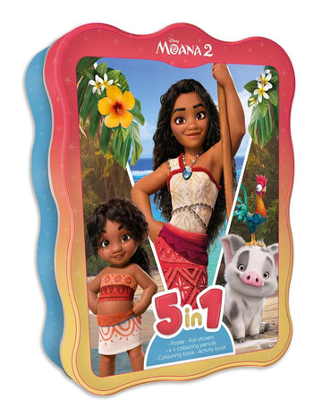 Disney Moana 5-in-1 Activity Tin